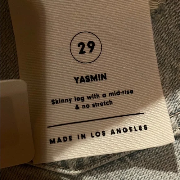 GRLFRND fame Light Blue Denim Jeans NWT 29 - Picture 8 of 8